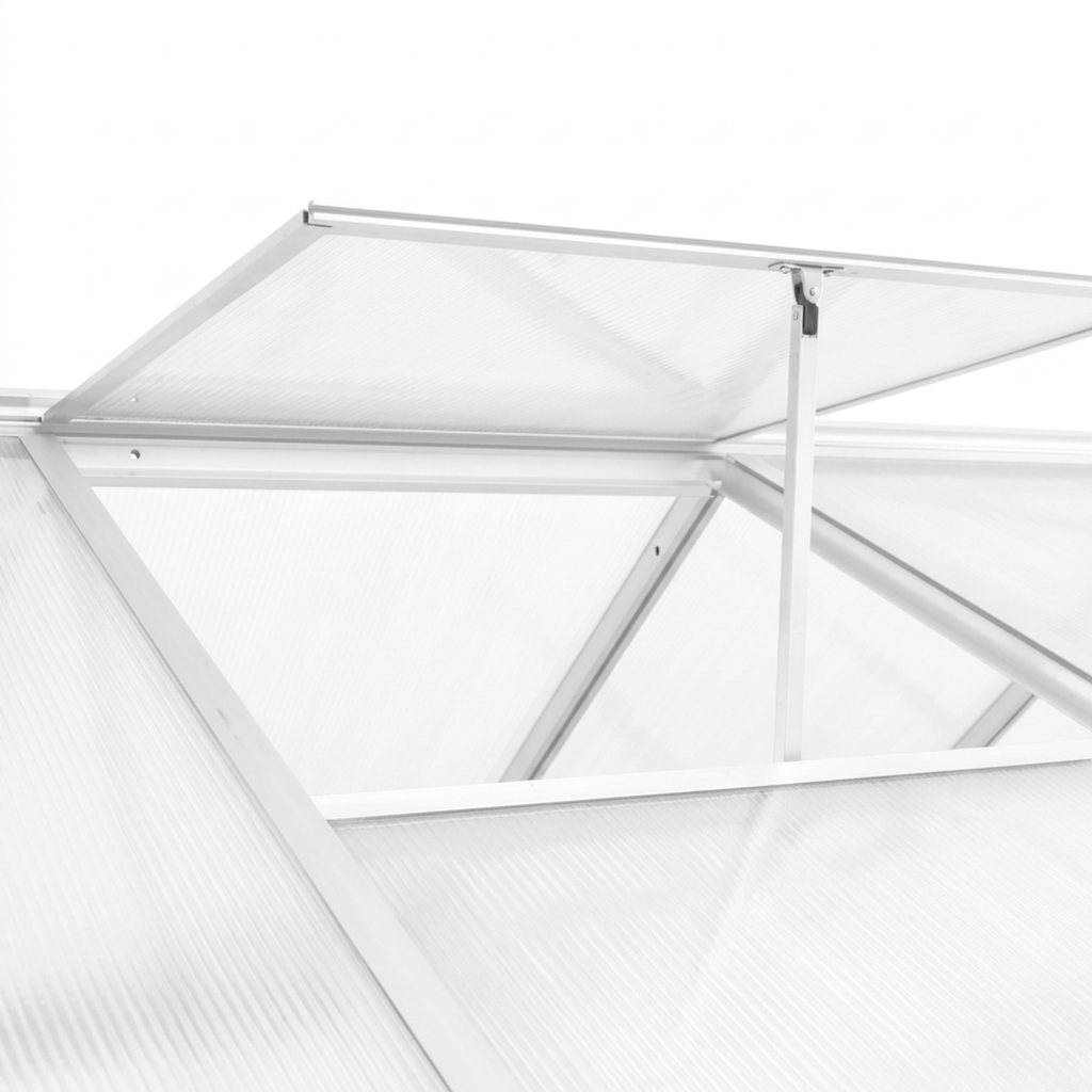 Serre de jardin 6,87 m² en polycarbonate