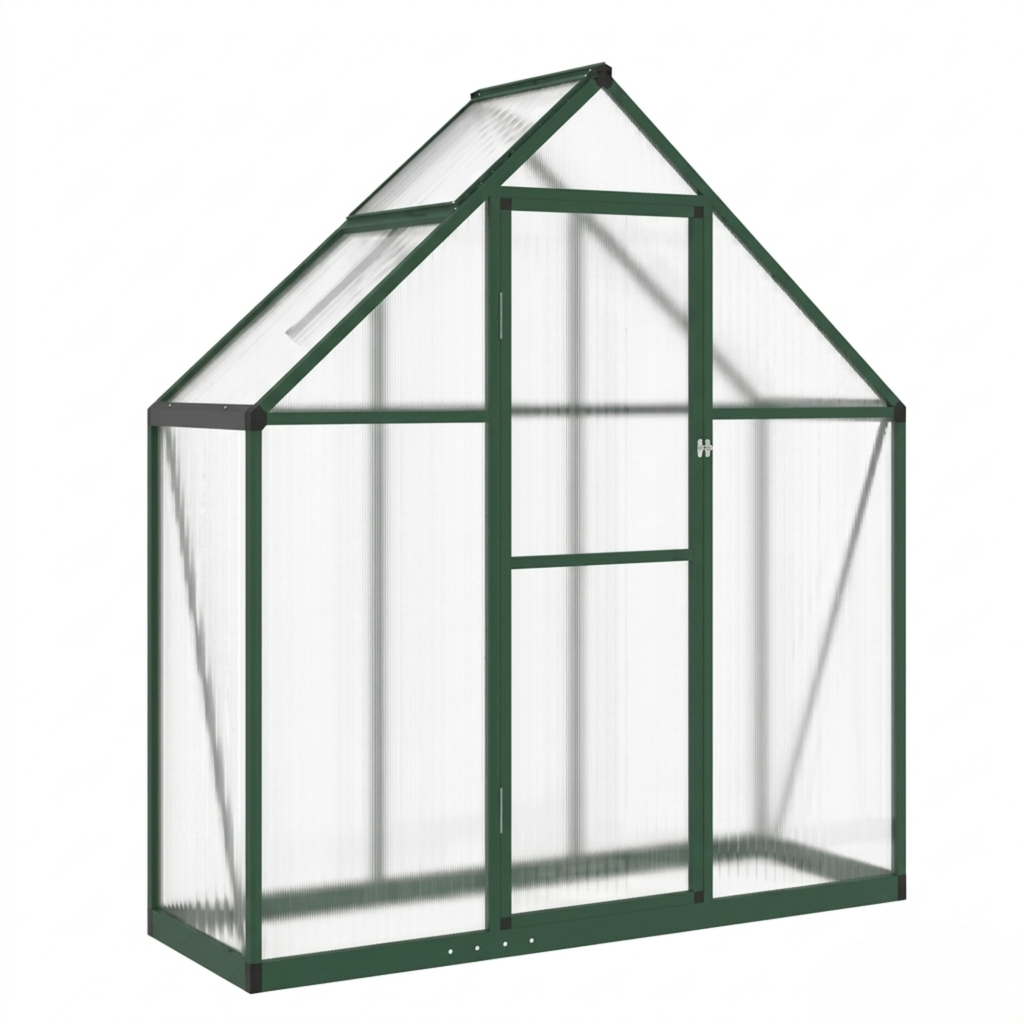 Petite serre de jardin rigide 0,98 m² en polycarbonate