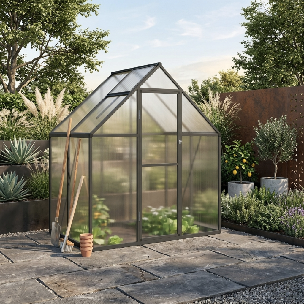 Serre de jardin 2,25 m² en polycarbonate