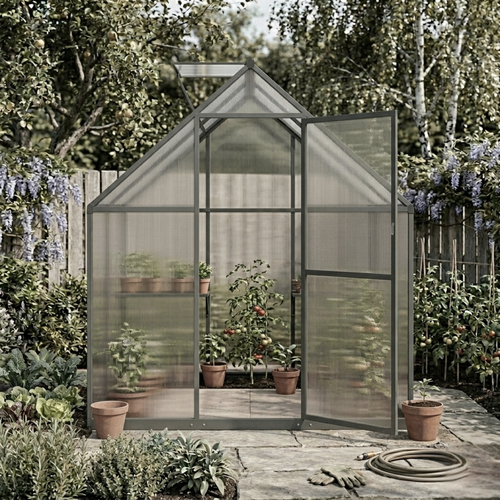Serre de jardin 2,25 m² en polycarbonate