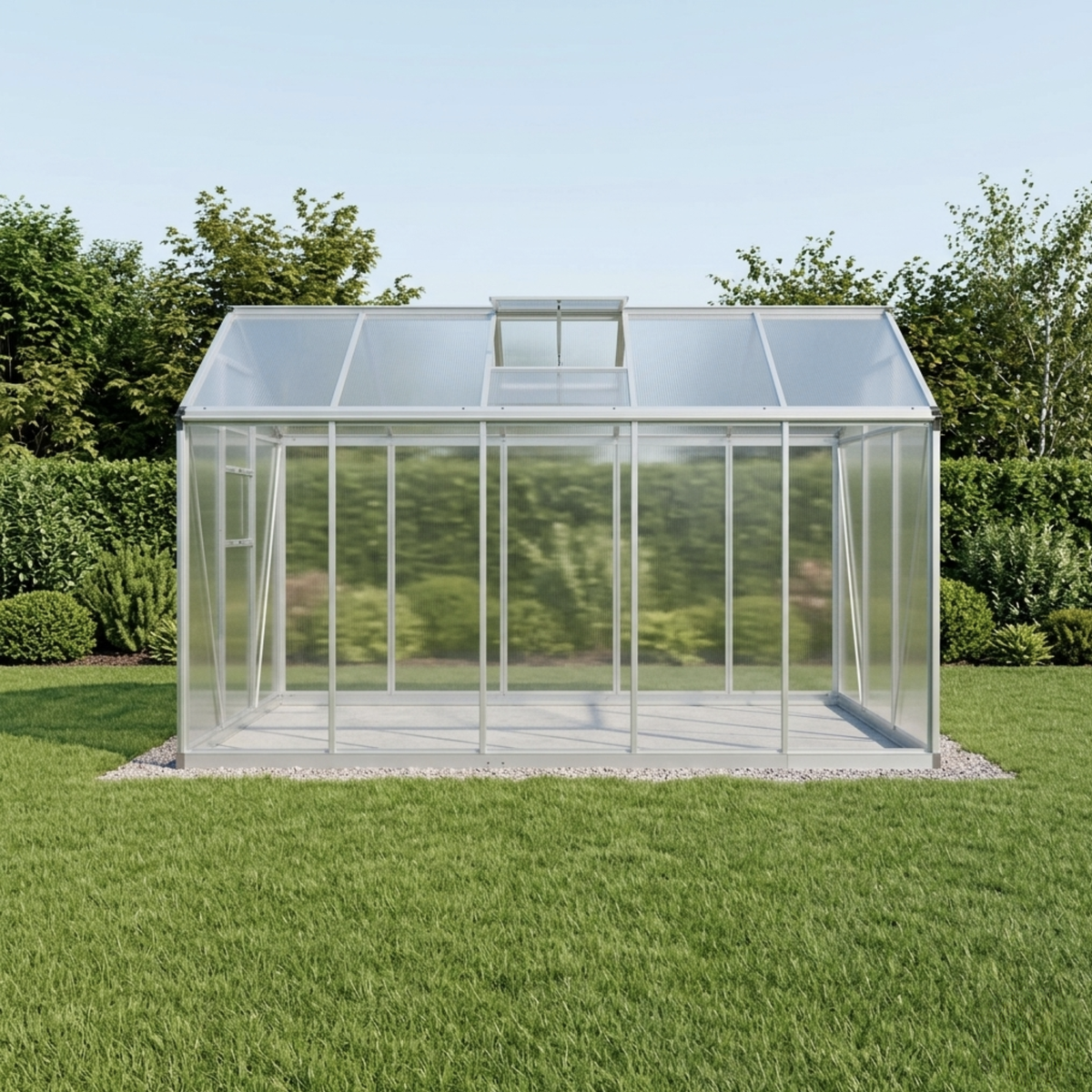 Serre de jardin 5,74 m² en polycarbonate