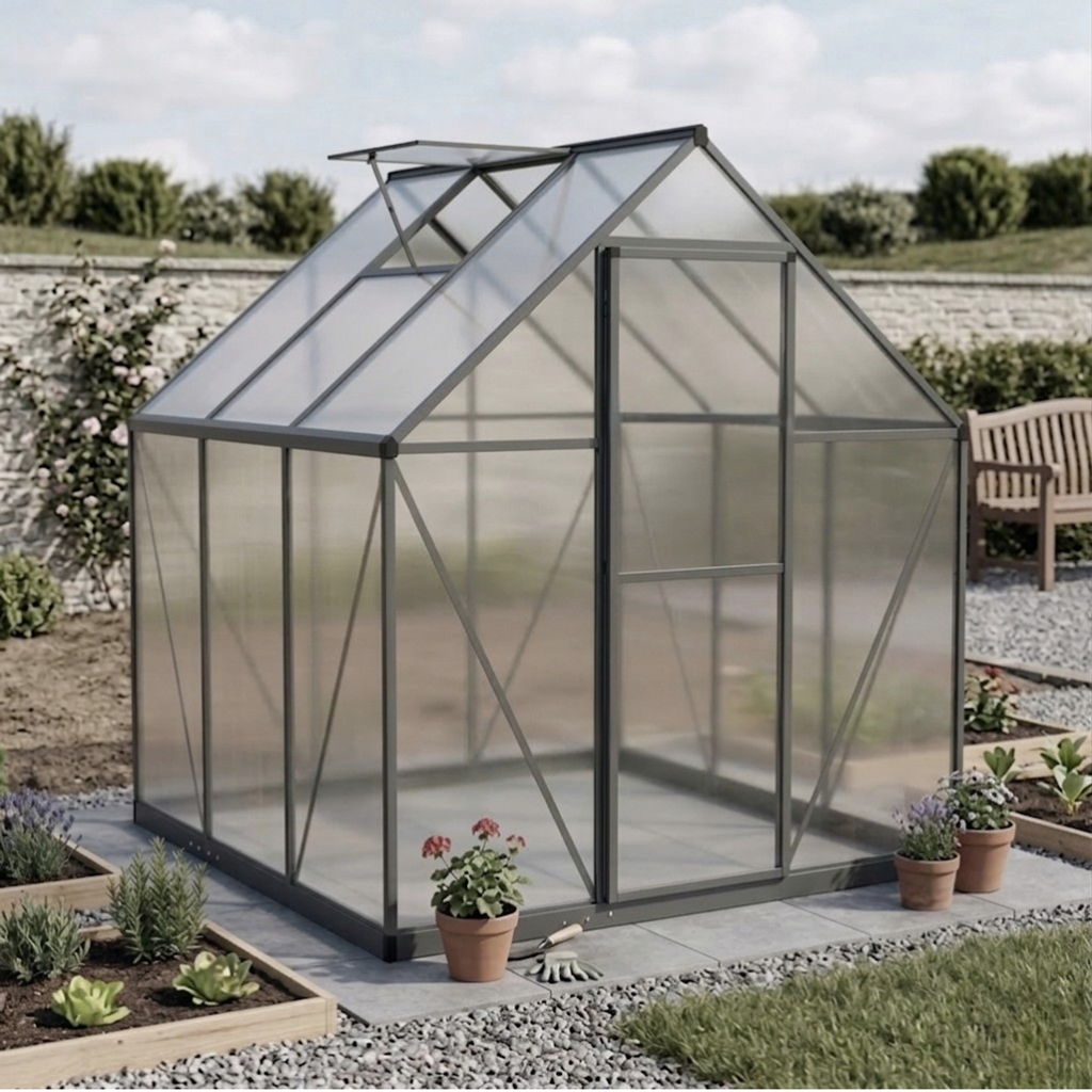 Serre de jardin 3,35 m² en polycarbonate