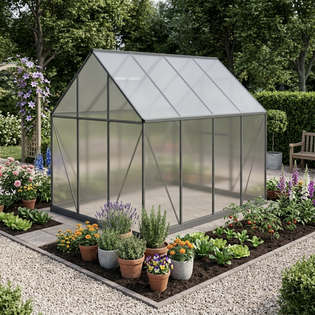 Serre De Jardin En Polycarbonate 3,79 m²