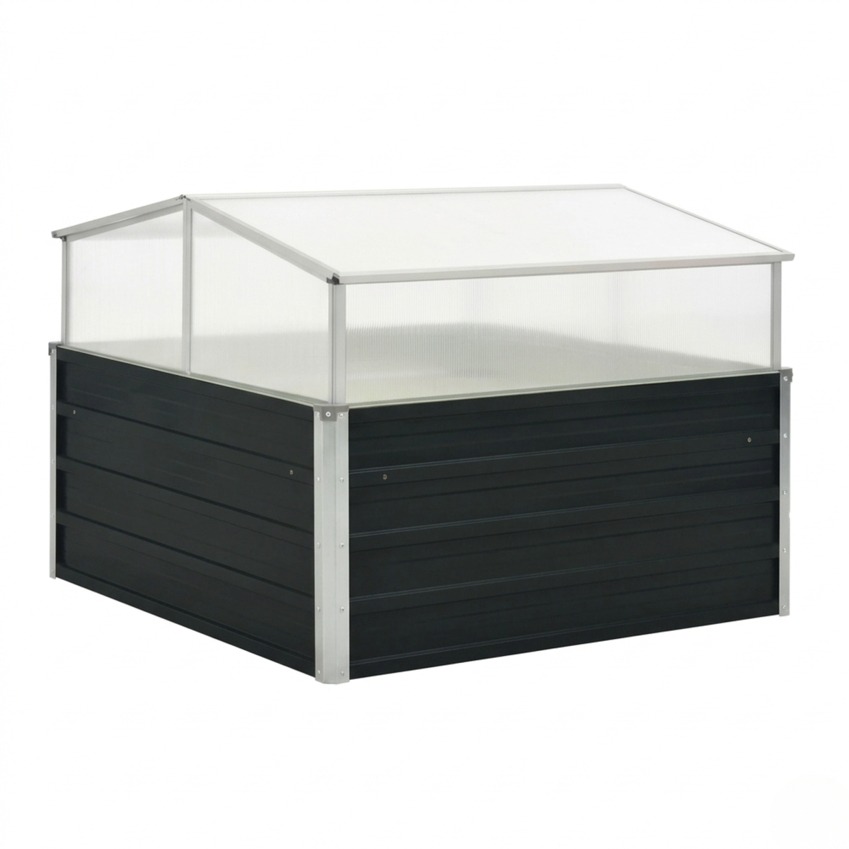 Mini serre de jardin jardinière polycarbonate avec bac