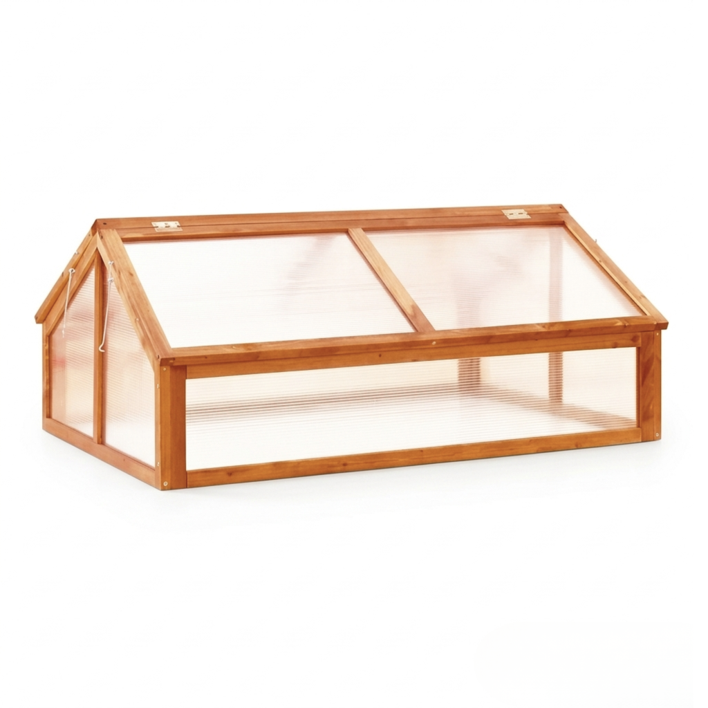 Mini serre de jardin en bois