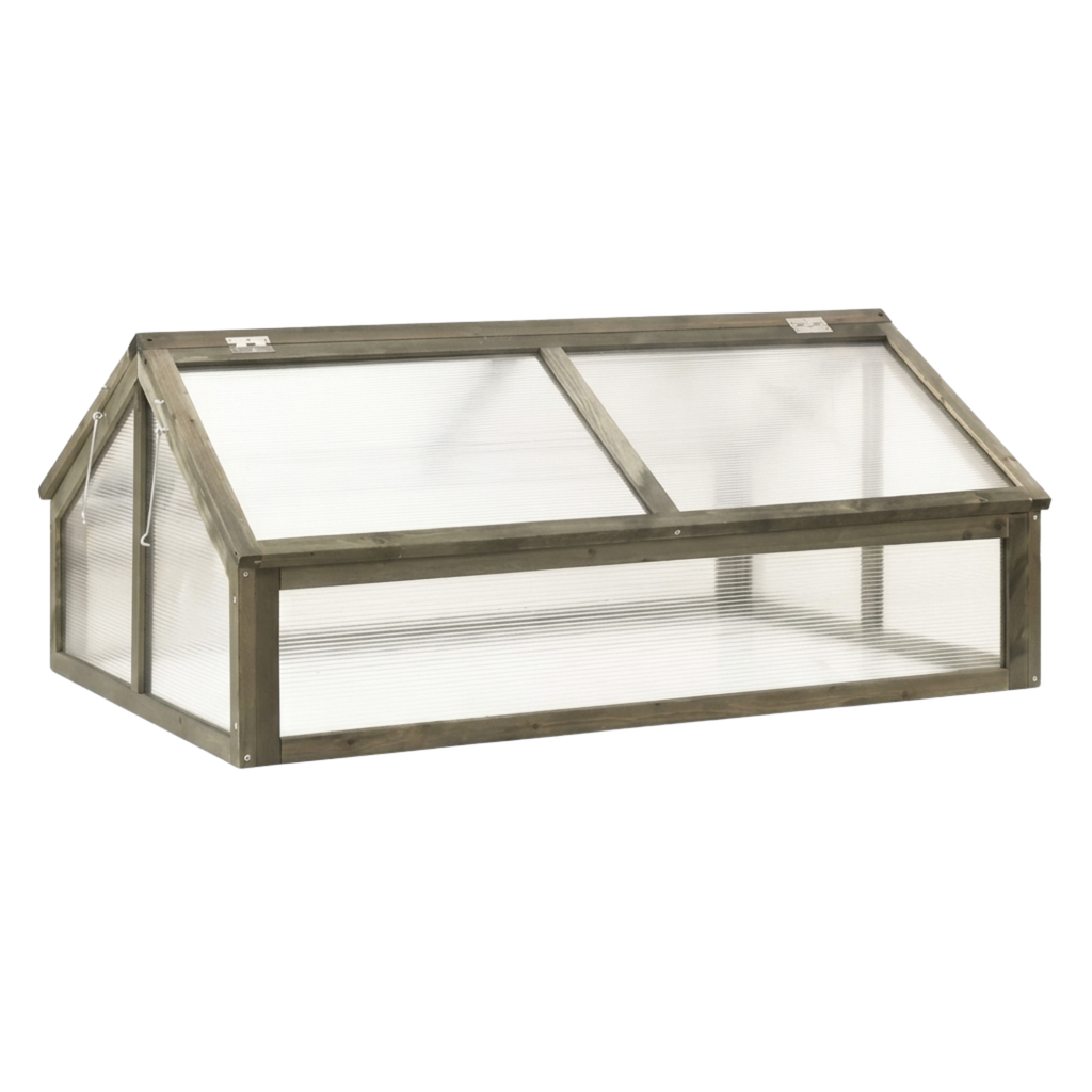 Mini serre de jardin en bois