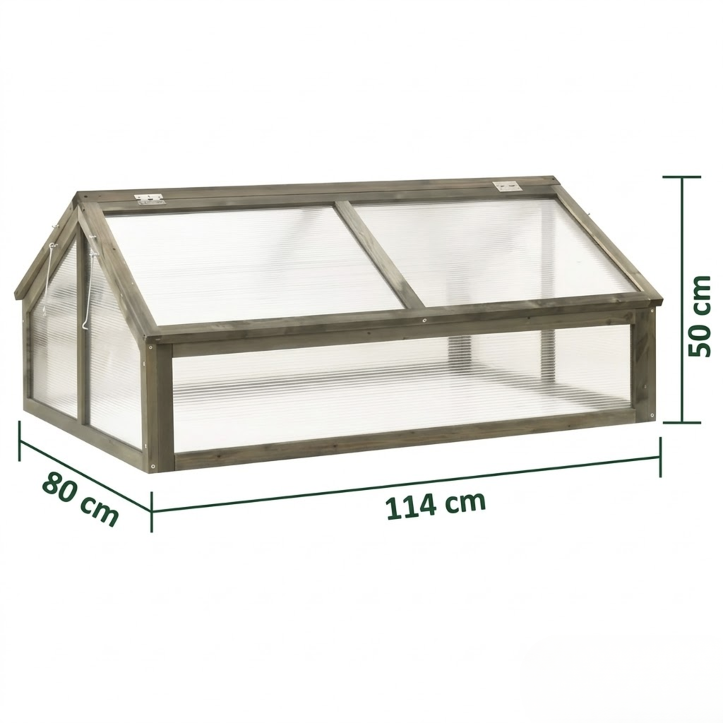 Mini serre de jardin en bois