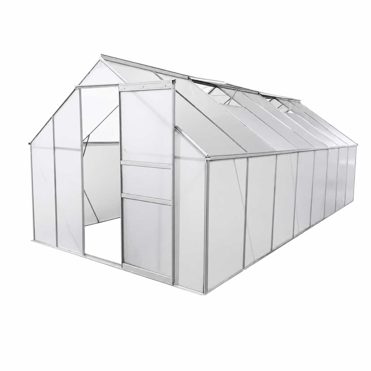 Serre de jardin 12,25 m² en polycarbonate