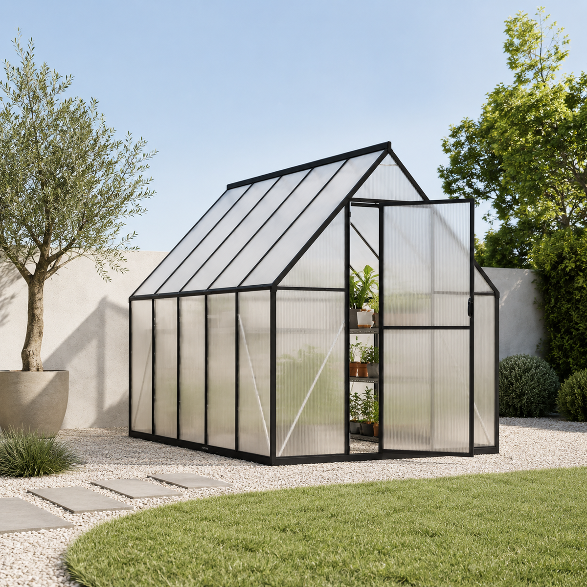 Serre de jardin 4,7 m² en polycarbonate