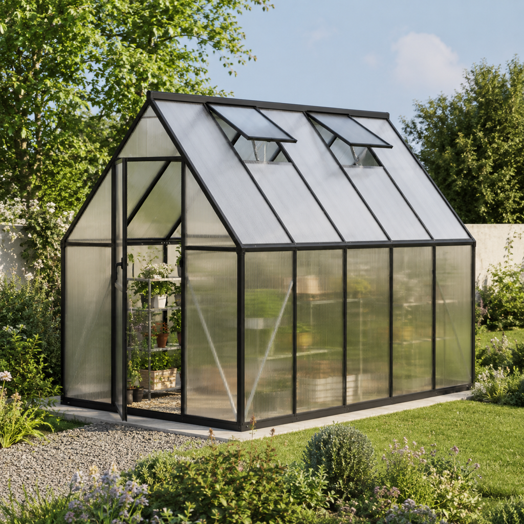 Serre de jardin 4,7 m² en polycarbonate