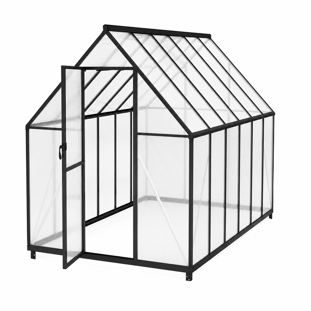Serre de jardin en polycarbonate 6,1 m²
